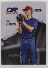 2025 Onyx Rips Silver /25 Kruz Schoolcraft #RSIL-KRSC 0j81