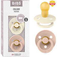 2PCS Baby Pacifiers BPA Free Latex Round Nipple Infant Soother Europe Made