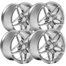 Set Of 4 Oe Wheels Cv31 17x9.5 5x4.75 56mm Chrome Wheels Rims 17 Inch Set Of 4 Oe Wheels Cv31 17x9.5 5x4.75 56mm Chrome Wheels Rims 17 Inch
