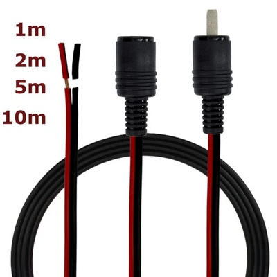 Lautsprecher Kabel Audio Schwarz Rot DIN 41529 Stecker Buchse Offenes Ende Boxen - Bild 1 von 4
