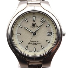 Orologio CITIZEN ATTESA Eco Drive anni 90 vintage modello 7875-H03523 titanio