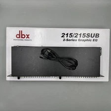 New DBX 215 For - Dual-Channel 15-Band Graphic Equalizer Like In Original Box