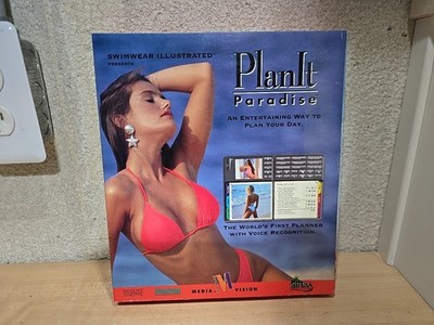 Vintage PlanIt Plan It Paradise Swimwear Planner Media Vision Software Iguana 