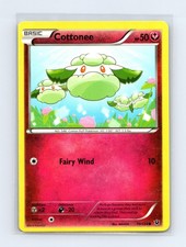 Cottonee 70/124 Common Fates Collide Pokemon Card Moderately Played