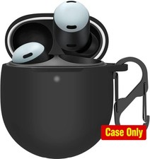 LDSXAY Black Silicone Case Cover for Google Pixel Buds Pro 2 2024 Pro