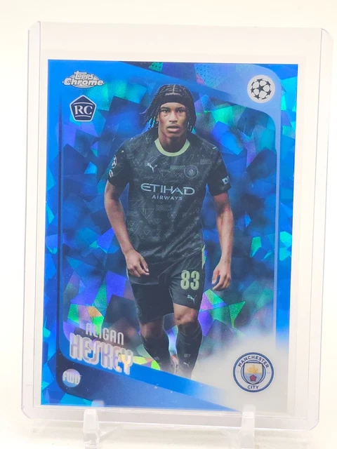 REIGAN HESKEY 2025-26 TOPPS CHROME SAPPHIRE UEFA CLUB COMPETITIONS ROOKIE Q2045