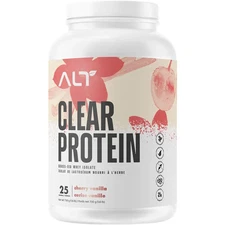 ALT Clear Whey Isolate Cherry Vanilla Flavor Grass Fed Sugar Free 730g NEW
