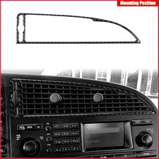 Real Carbon Fiber Interior Center Air Vents Trim For Saab 9-3 2003-2011 Real Carbon Fiber Interior Center Air Vents Trim For Saab 9-3 2003-2011