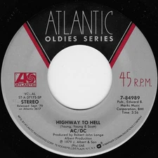 AC/DC - Highway To Hell / Dirty Deeds Done Dirt Cheap (7" Single)