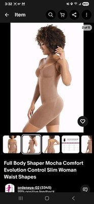 Full Body Shaper Mocha Comfort Evolution Control Slim Woman Waist Shapes