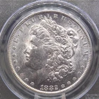 1882 "O/S" Morgan SILVER Dollar VAM-4 *RECESSED* $1 PCGS MS60 #941 Unc ECC&C Inc