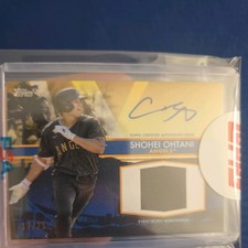 2022 Topps SHOHEI OHTANI All-Star Patch Relic Auto 17/25 Jersey # Match Sealed