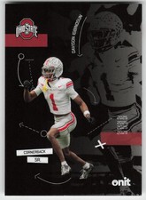 2025 ONIT #SIL-8 Davison Igbinosun Silhouette Base Ohio State Buckeyes OSU NM