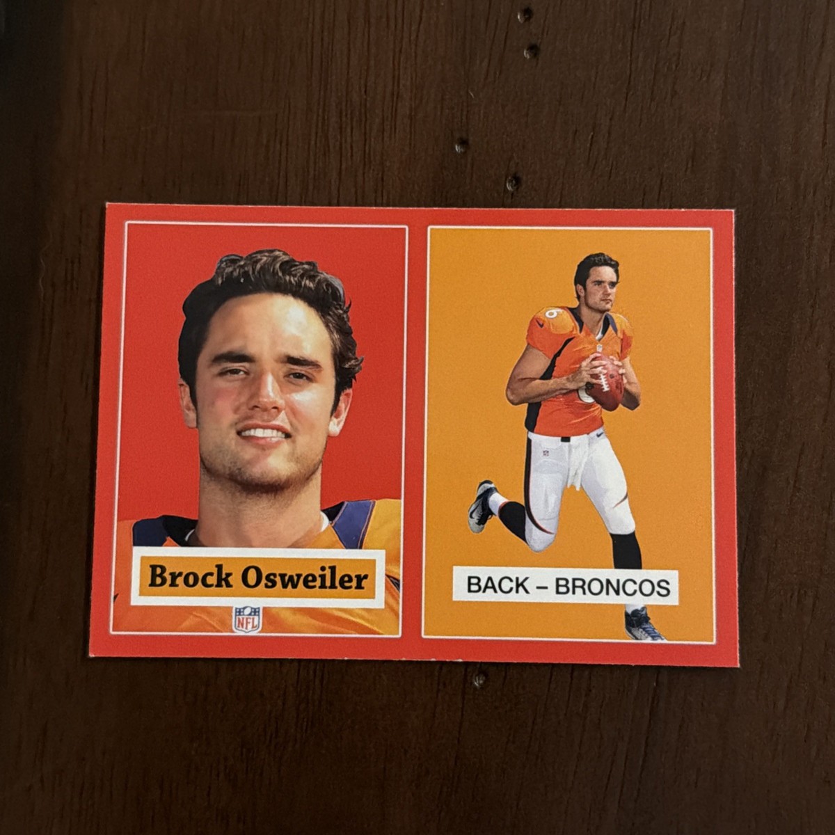 2012 Topps 1957 Red Target #27 Brock Osweiler RC Rookie Card | eBay