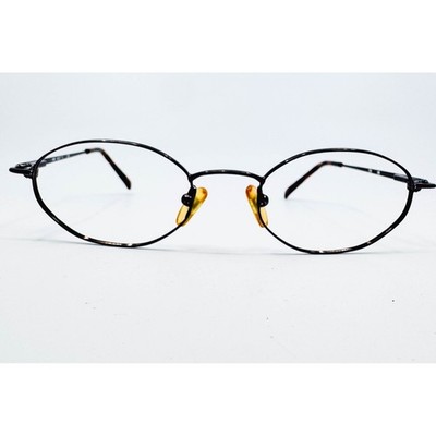 Nine West Eyeglasses Frames Women Black Oval Metal NW 13 C5B 48-19-135