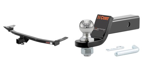 CURT Trailer Hitch Tow Kit Class 3 Receiver, 2in Ball Mount, Pin & Clip #13542