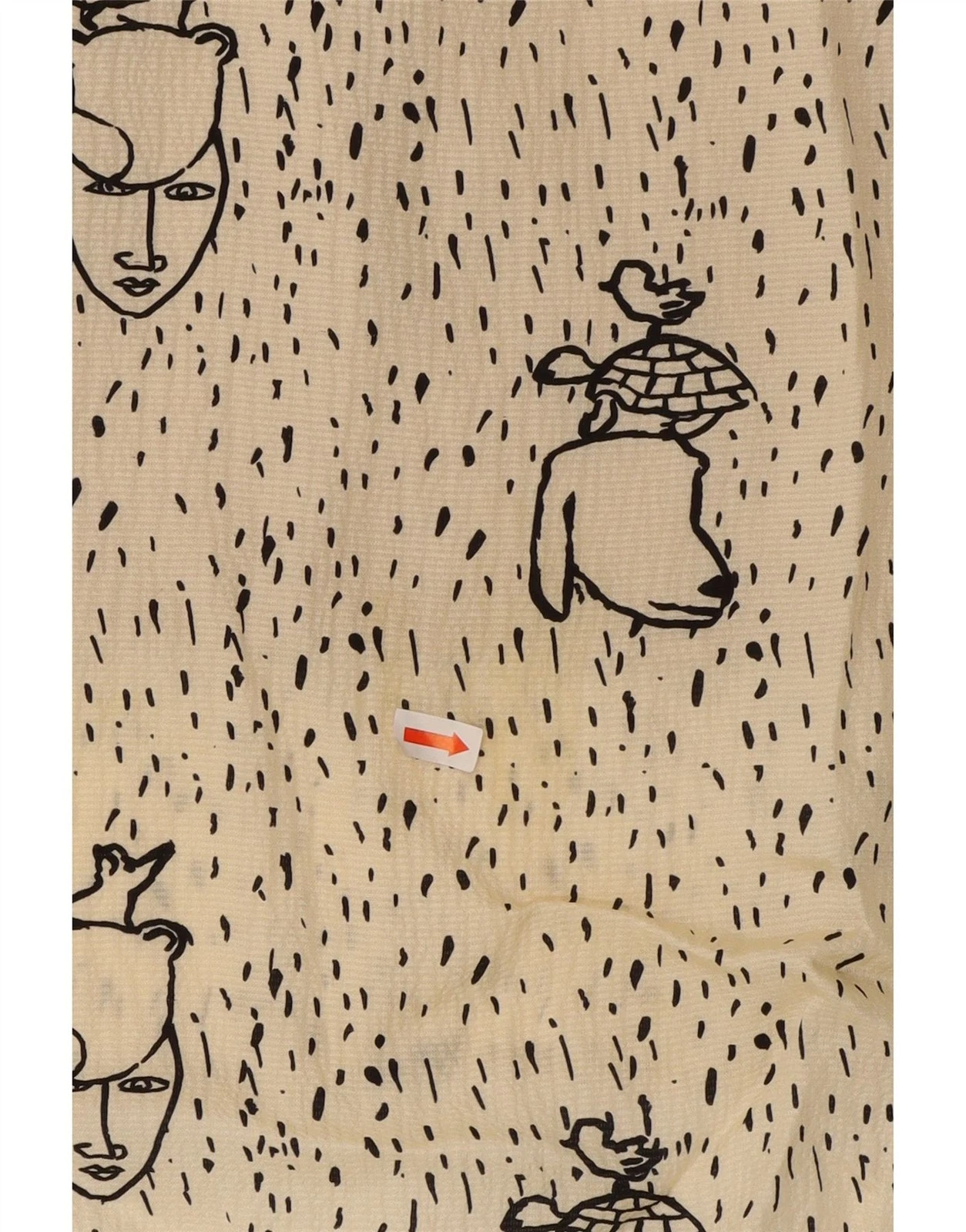 OFF WHITE Gonna asimmetrica donna JC DE CASTELBAJAC EU 36 piccola W26 bianco sporco DF08