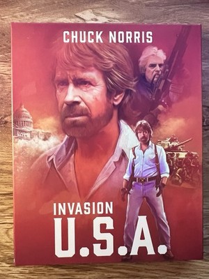 INVASION USA (4K UHD, Blu Ray) w/ Slipcover Lim Ed Vinegar Syndrome Chuck Norris