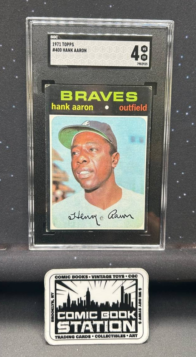 1971 Topps Hank Aaron #400 SGC VG-4 Freshly Graded!