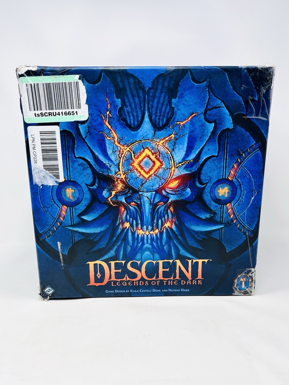 Asmodee Descent Legends of The Dark Board Game Scenery Assembled Never Played