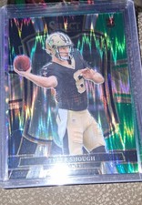 2025 Panini Select - Premier Level Tyler Shough #141 Black & Green Shock  (RC)