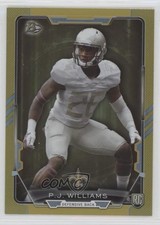 2015 Bowman Rookies Gold Rainbow Foil 390/399 PJ Williams #4 0a3