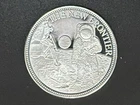 First Footprint on the Moon July 20, 1969 1oz .999 Fine Silver Round
