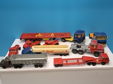 Vintage Majorette selection of Articulated trucks & trailers. From the 70s & 80s