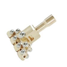 Ergonomic Fret Press Tool for Guitar Repair with Balanced Pressure Application