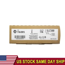 New Factory Sealed AB 1746-OW16 SLC 500 SerD Output Module US Free Tax