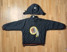 Vintage 90s Washington Redskins Commanders Starter Jacket L