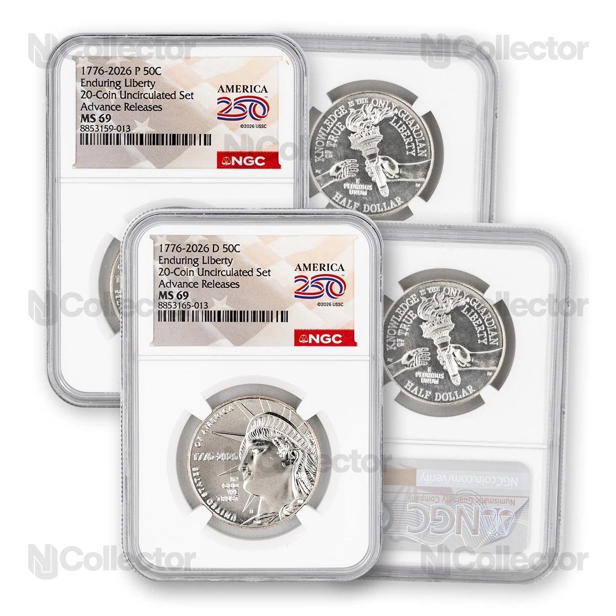 25+ NGC Certified Kennedy US Half Dollars 1964-Now for sale