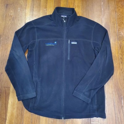 Patagonia Jacket Mens 2XL Black Fleece Full Zip Heron Therapeutics STY26170FA15