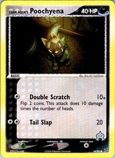 Team Magma vs Team Aqua #54/95 Team Aqua's Poochyena (Reverse Holo) on eBay