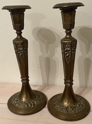 Antique Norblin &co. Warsaw Poland Candlesticks
