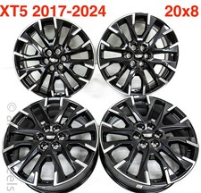 4 Cadillac XT5 XT6 20” Carbon Flash Machined Factory OEM Wheels Rims 