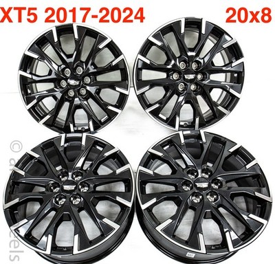 4 Cadillac XT5 XT6 20  Carbon Flash Machined Factory OEM Wheels Rims 
