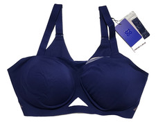 Honeylove Liftwear Crossover Bra Wireless 2X Navy LWBR0308B-Navy-2X