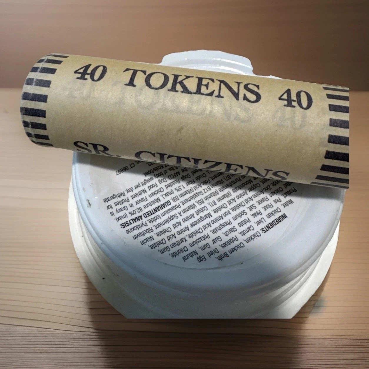 Baltimore Maryland Mass Transit Tokens Roll 40 MTA Tokens Senior Citizens VTG image 2