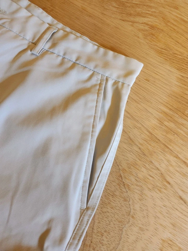 Pebble Beach Performance Men’s Golf Shorts Size 36 Ivory Comfort Hiking - Image 4 of 4