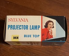 Sylvania DKM 250W 21.5v Avg 25 Hr Blue Top Original Equipment Projector Lamp NOS