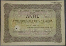 6 verschiedene Brauereien  RM-Aktien 01 bitte Bilder beachten