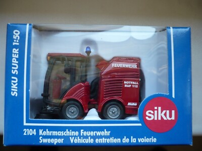 Siku 2104 KEHRMASCHINE ''Feuerwehr'' ''SUPER SERIE 1:50'' NEU OVP--