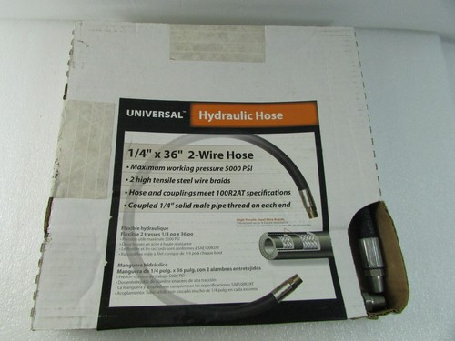 Manguera Hidráulica Universal Apache 98398162 1/4" x 36" 5000 psi 100R2AT - Nueva - Imagen 9 de 9