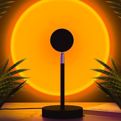 Sunset Lamp Projection, Sun Lamp, Sunlight Lamp Projector, Manual Control Light 