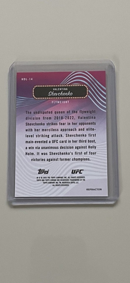 2025 Topps UFC Finest Dricus du Plessis Intimidators Die-Cut Refractor