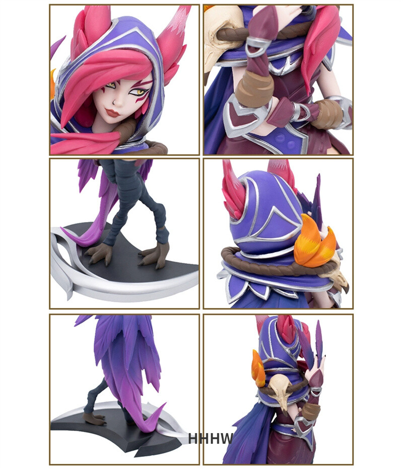 Figurine de jeu League Of Legends, Piltover Enforcer Vi Jinx, Sculpture moyenne, modèle d'action, décoration de voiture, jouets cadeaux à collectionner  26