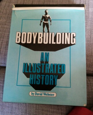 Bodybuilding David Webster Vintage Muscle Large HB Book 1982 Golden Era