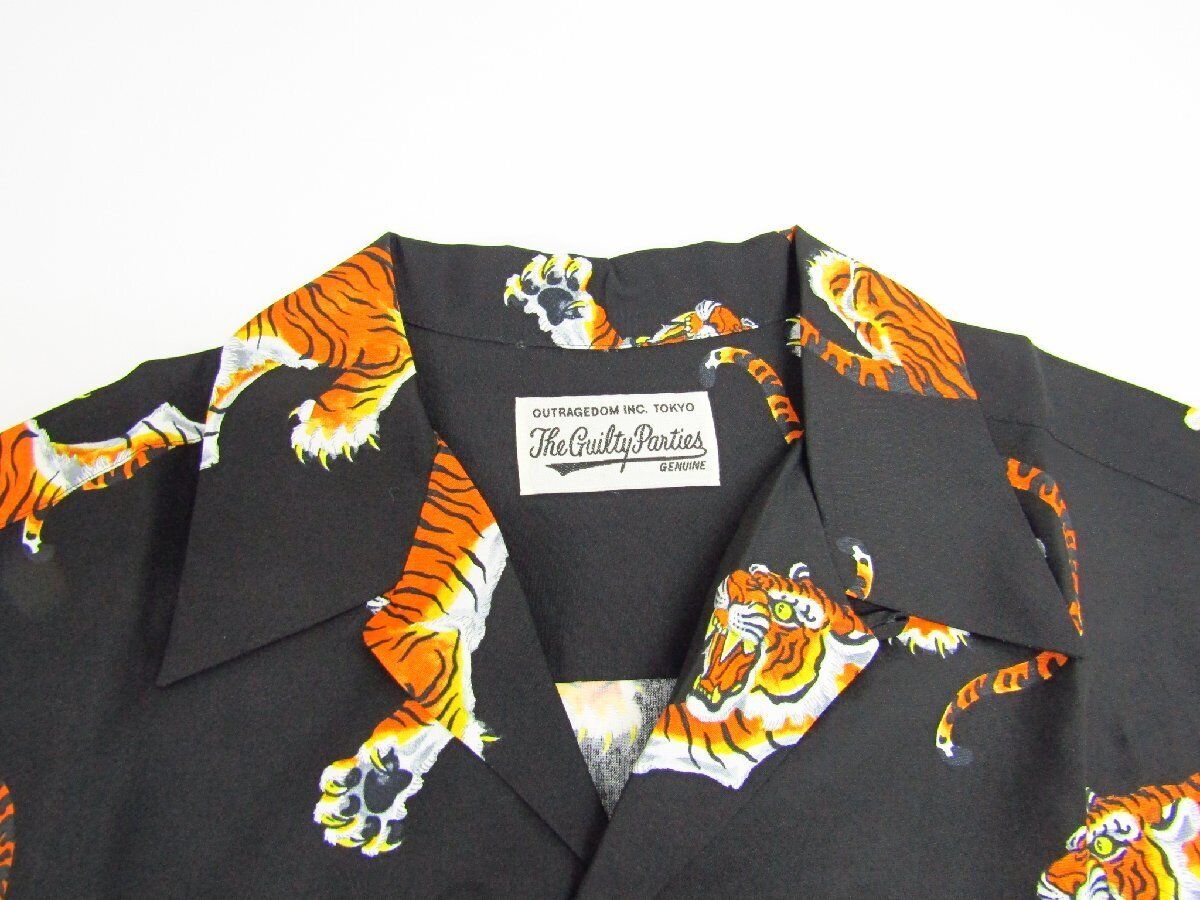 WACKO MARIA × TIM LEHI SHORT SLEEVE HAWAIIAN TIGER XL WACKO MARIA × TIM LEHI SHORT SLEEVE HAWAIIAN TIGER XL