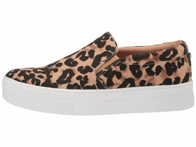 leopard steve madden slip ons